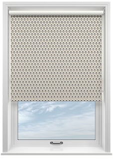 Emily Bond Hawthorn, Indigo - Roller Blind